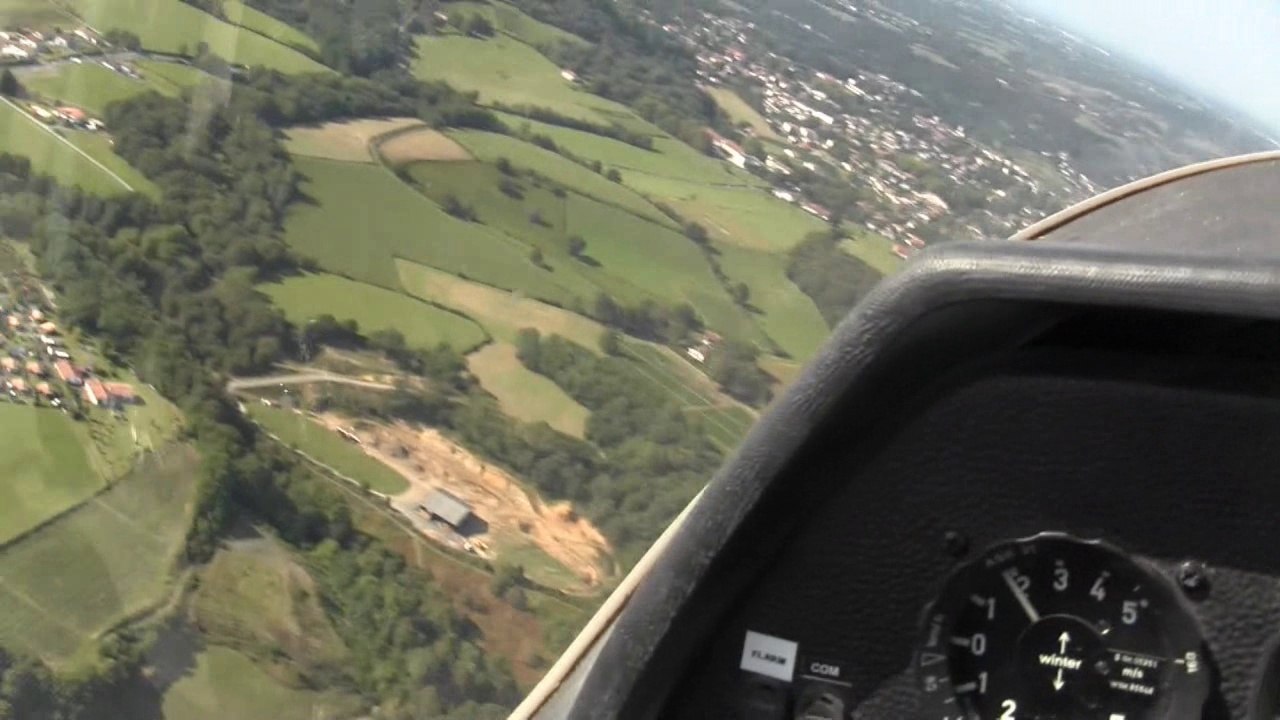 Mon baptême de l'air en planeur au dessus des Pyrénées