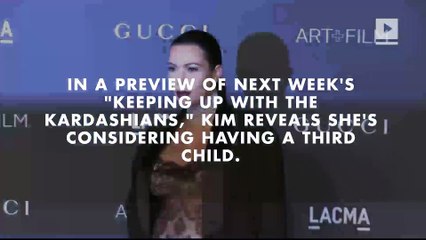 Is Kim Kardashian exploring surrogacy for baby no.3?