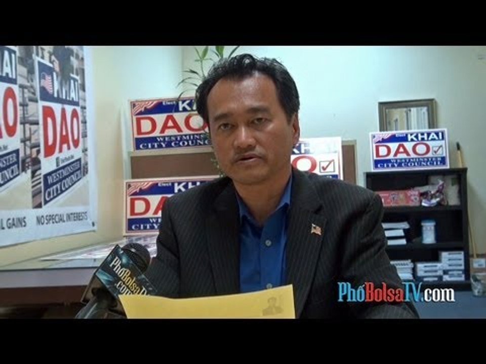 Tâm thư của ứng cử viên Khải Đào gửi cử tri TP Westminster