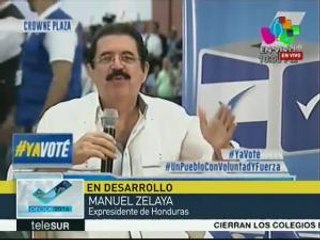 Reconoce expdte. hondureño el peso regional de elección en Nicaragua