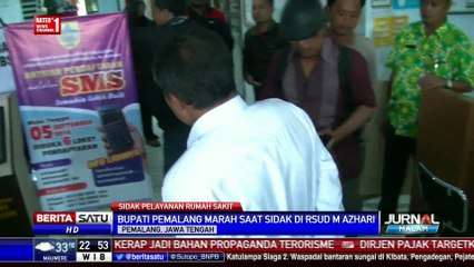 Bupati Pemalang Marah Fasilitas RS Tak Berfungsi Normal
