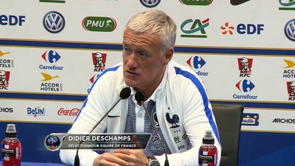 Bleus - Deschamps présente les enjeux contre la Suède