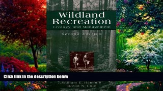 Big Deals  Wildland Recreation: Ecology and Management  Best Seller Books Best Seller