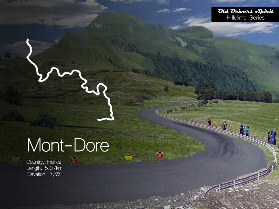 Tour de piste au Mont Dore en Opel Kadett sur Rfactor