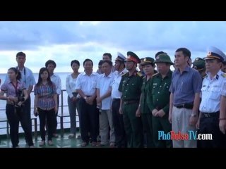 Lễ tưởng niệm các liệt sĩ Trường Sa tổ chức trên chuyến tàu HQ-571 - Phần 1