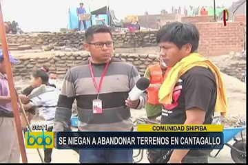 Damnificados por incendio no quieren dejar Cantagallo