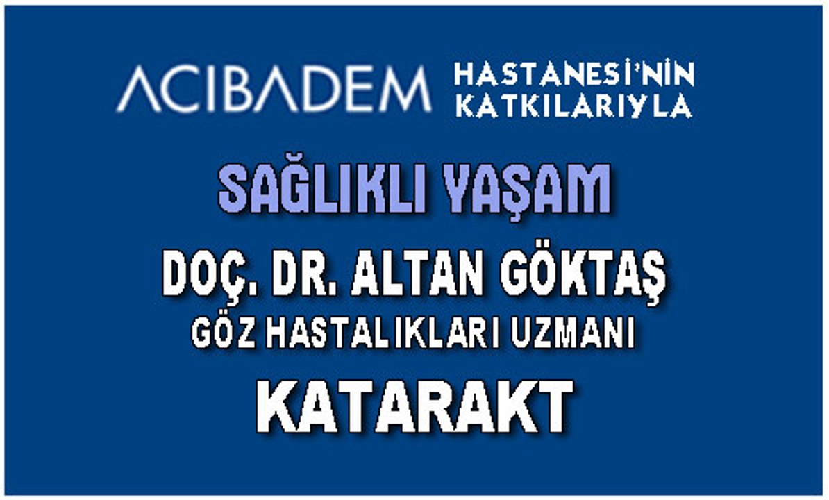5 KASIM 2016 SAĞLIKLI YAŞAM DOÇ. DR. ALTAN GÖKTAŞ