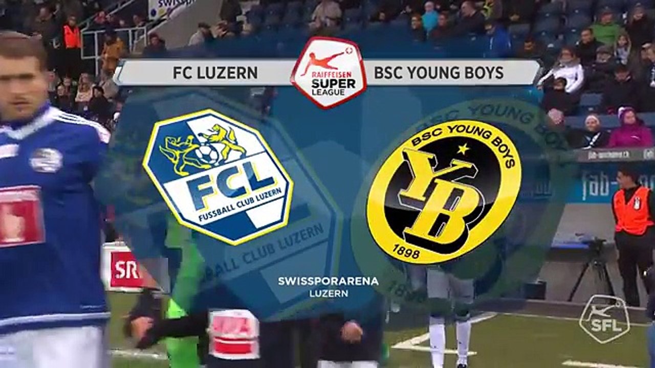 FC Luzern 2:2 Young Boys (Swiss Super League 14. Runde 2016/2017 6.November 2016)