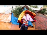 The War In Syria: Displaced families live in flooded tents