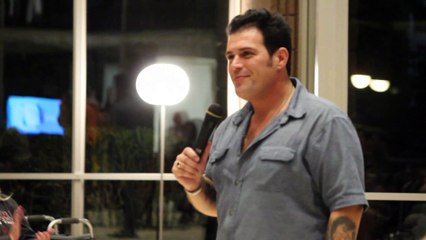 Franz Goovaerts sings 'Walking In Memphis' Sheffield Remembers 2016