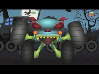 If You're Happy And You Know It | Haunted House Monster Truck | Scary Song For toddlers