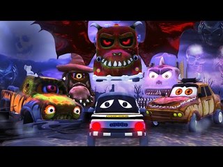 Road Rangers | It's Halloween night not a Road Ranger in sight | scary song for children