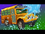 scary school bus | car wash | Halloween videos for children