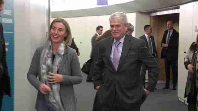 El ministro de Exteriores, Alfonso Dastis, se presenta a las instituciones europeas