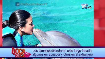 Los famosos disfrutaron este largo feriado, algunos en Ecuador y otros en el extranjero