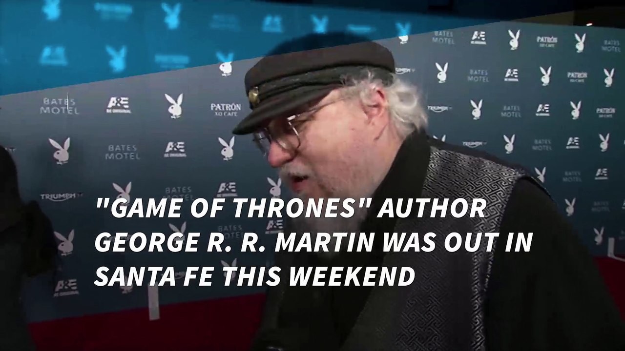 George R.R. Martin took a break from writing to campaign for Hillary Clinton