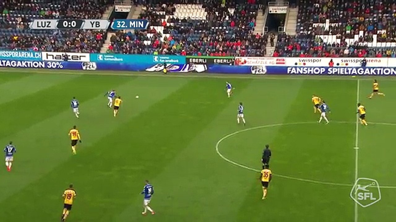 FC Luzern 1:0 Young Boys (Swiss Super League 14. Runde 2016/2017 6.November 2016)