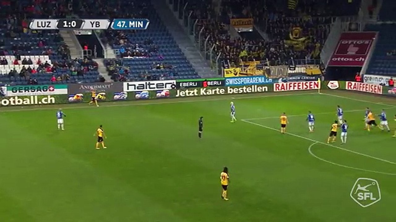FC Luzern 1:1 Young Boys (Swiss Super League 14. Runde 2016/2017 6.November 2016)