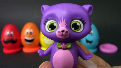 Silly Face Rainbow Surprise Eggs Little Charmers Paw Patrol Disney BestToySurprises