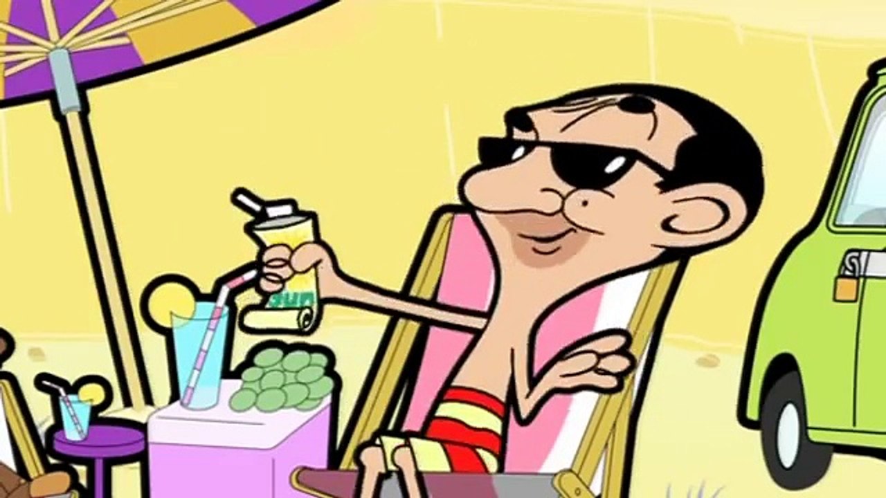 Mr Bean at the Beach