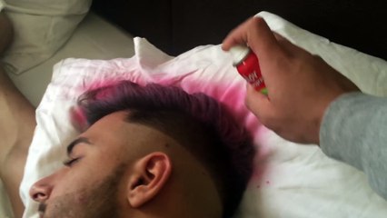 HAARE PINK FÄRBEN !!! PRANK