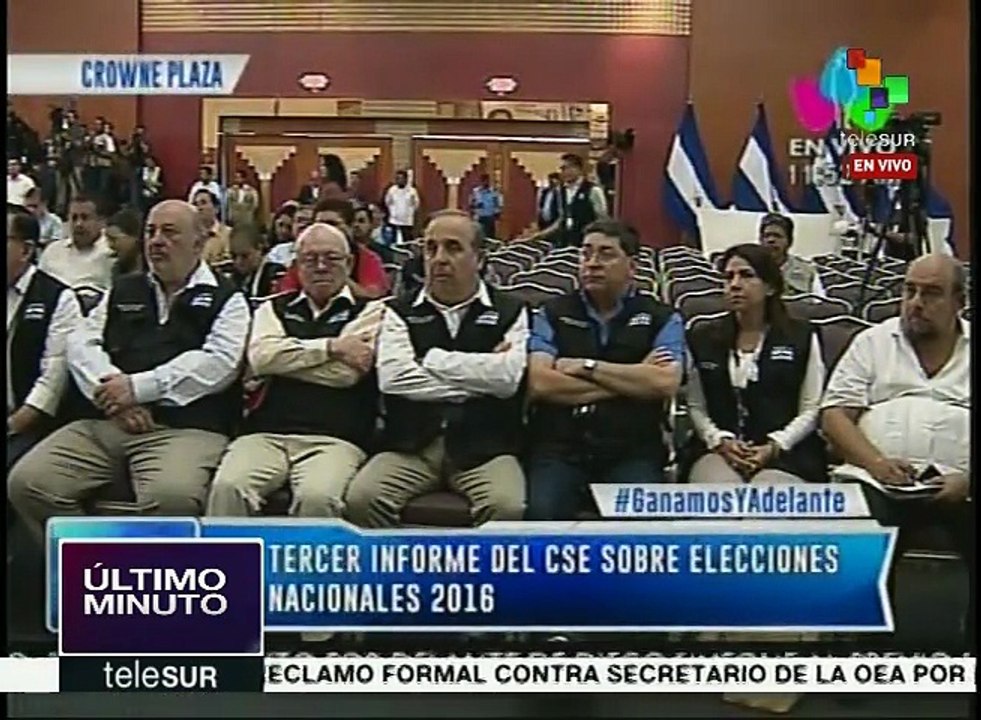 Nicaragua: Daniel Ortega resulta reelecto con el 72.5% de los votos