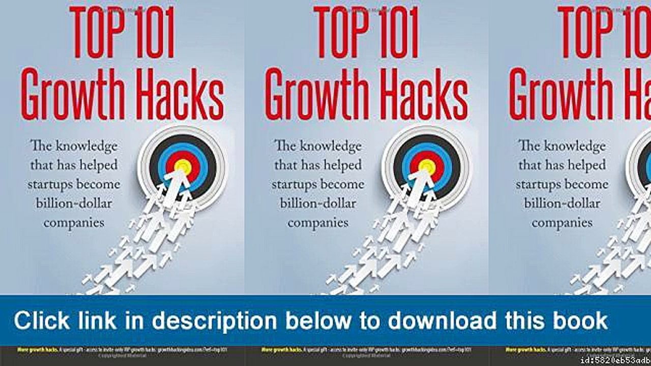 (o-o) (XX) eBook Download TOP 101 Growth Hacks: The Best Growth Hacking Ideas That You Can Put Into Practice Right Away