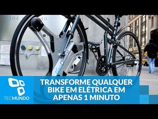 Quer transformar qualquer bike em elétrica em apenas 1 minuto?