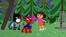 Masha And Dora Paw Patrol saviors Finger Family Nursery Rhymes