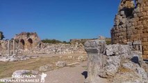 Perge Gezilecek Yerler - Antik Kent Propylon ve Güney Hamamı