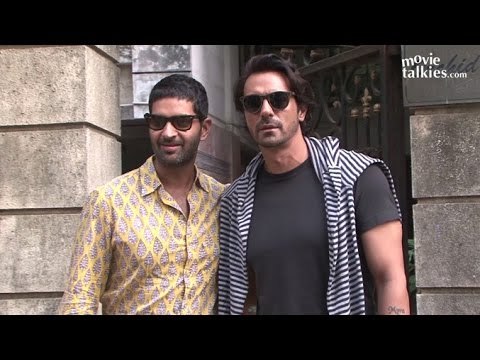 Arjun Rampal & Purab Kohli Spotted At Rock On 2 Promotions