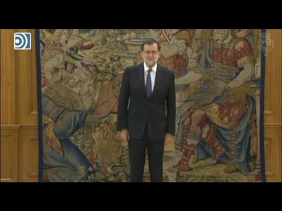 Rajoy jura ante el Rey el cargo de presidente del Gobierno