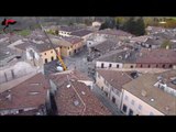 Norcia - Attività aerea di monitoraggio con droni nelle zone colpite da terremoto (07.11.16)