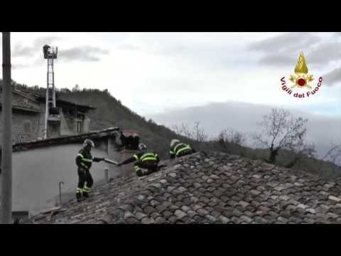 Pozza di Acquasanta Terme (AP) - Ripristino tetto (06.11.16)