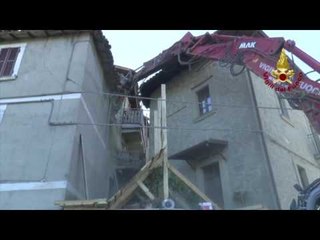 Acquasanta Terme - Smontaggio controllato (01.11.16)