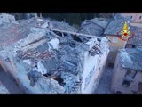 Visso (MC) - Palazzo comunale visto dal drone (31.10.16)