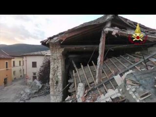 Norcia (PG) - Terremoto, la chiesa di Santa Rita 03.11.16)