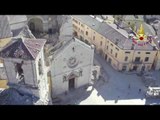 Norcia (PG) - Riprese drone Basilica Di San Benedetto (30.10.16)