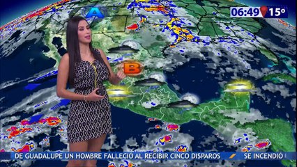 Susana Almeida Pronostico del Tiempo 7 de Noviembre de 2016