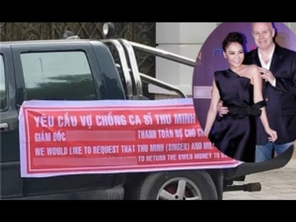 Thu Minh và chồng bị tố lừa đảo cướp tiền doanh nghiệp