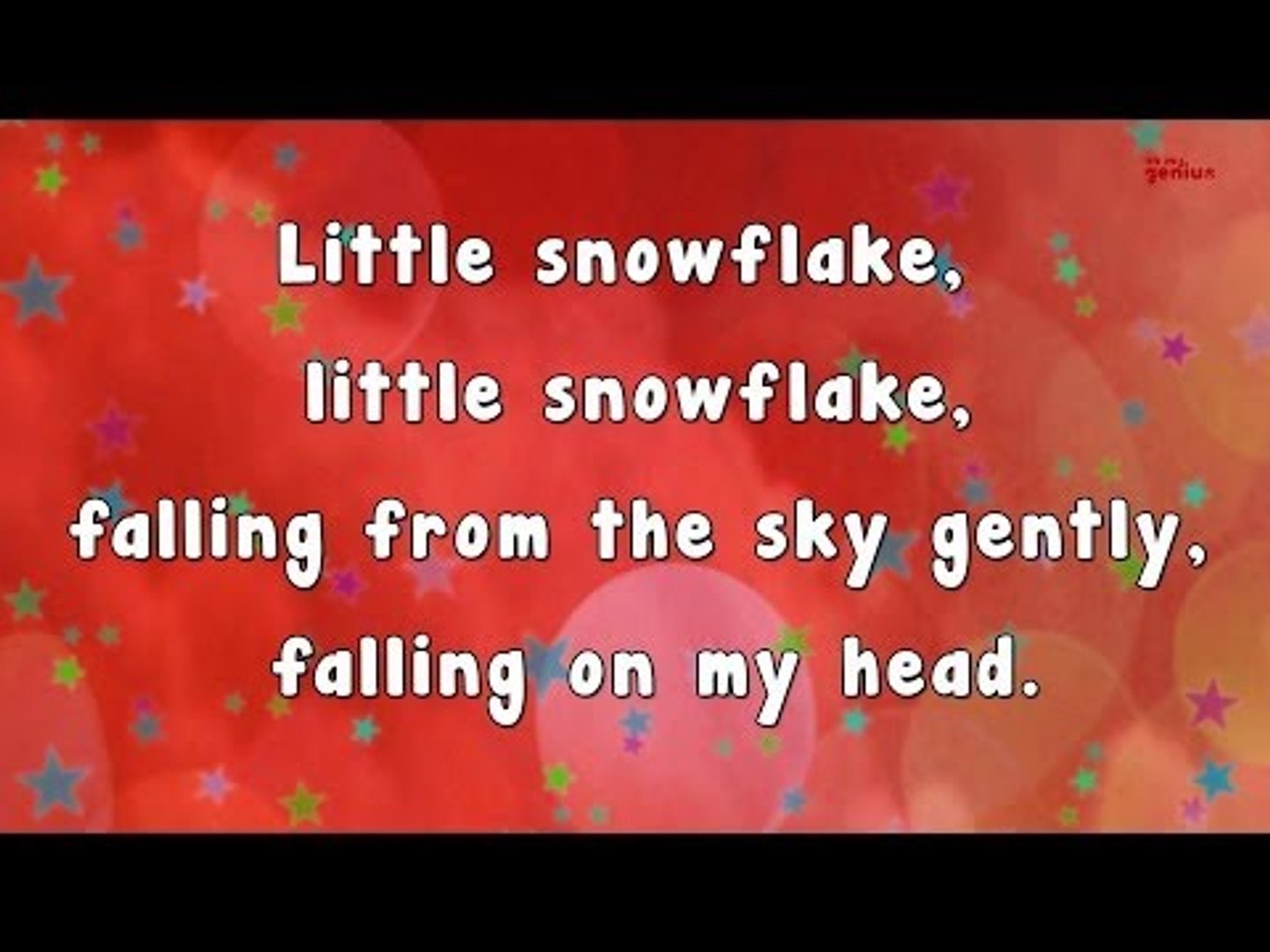 Karaoke - Karaoke - Little Snowflakes - video Dailymotion