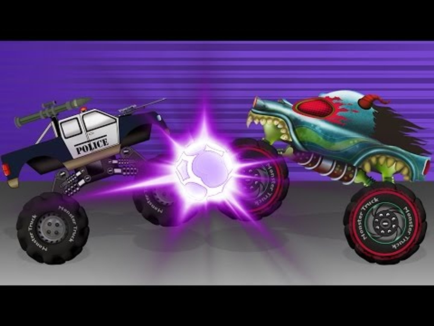 Police Monster Truck  Car Wash Video for Kids & Toddlers - video  Dailymotion