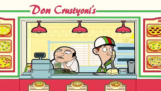 mr bean teddy pizza