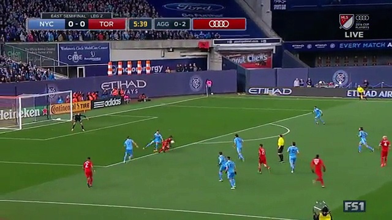 0-1 Sebastian Giovinco Goal - New York City FC vs Toronto FC 06.11.2016