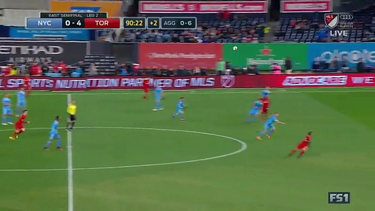 0-5 Sebastian Giovinco Goal - New York City FC vs Toronto FC 06.11.2016