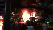 Incêndio em bar na Praça da Bandeira