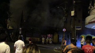 Incêndio em bar na Praça da Bandeira