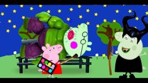 Peppa Pig Makeup Hulk BIg PIG New Episode Parody Figer Family Nursery Rhymes Song