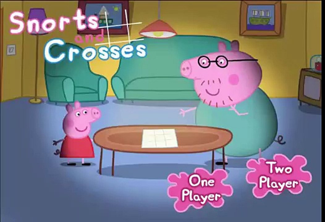 peppa pig snorts and crosses