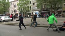 Un commissaire de police mis KO par un manifestant à Bruxelles